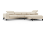 Valletta Leather Corner Sectional Sofa