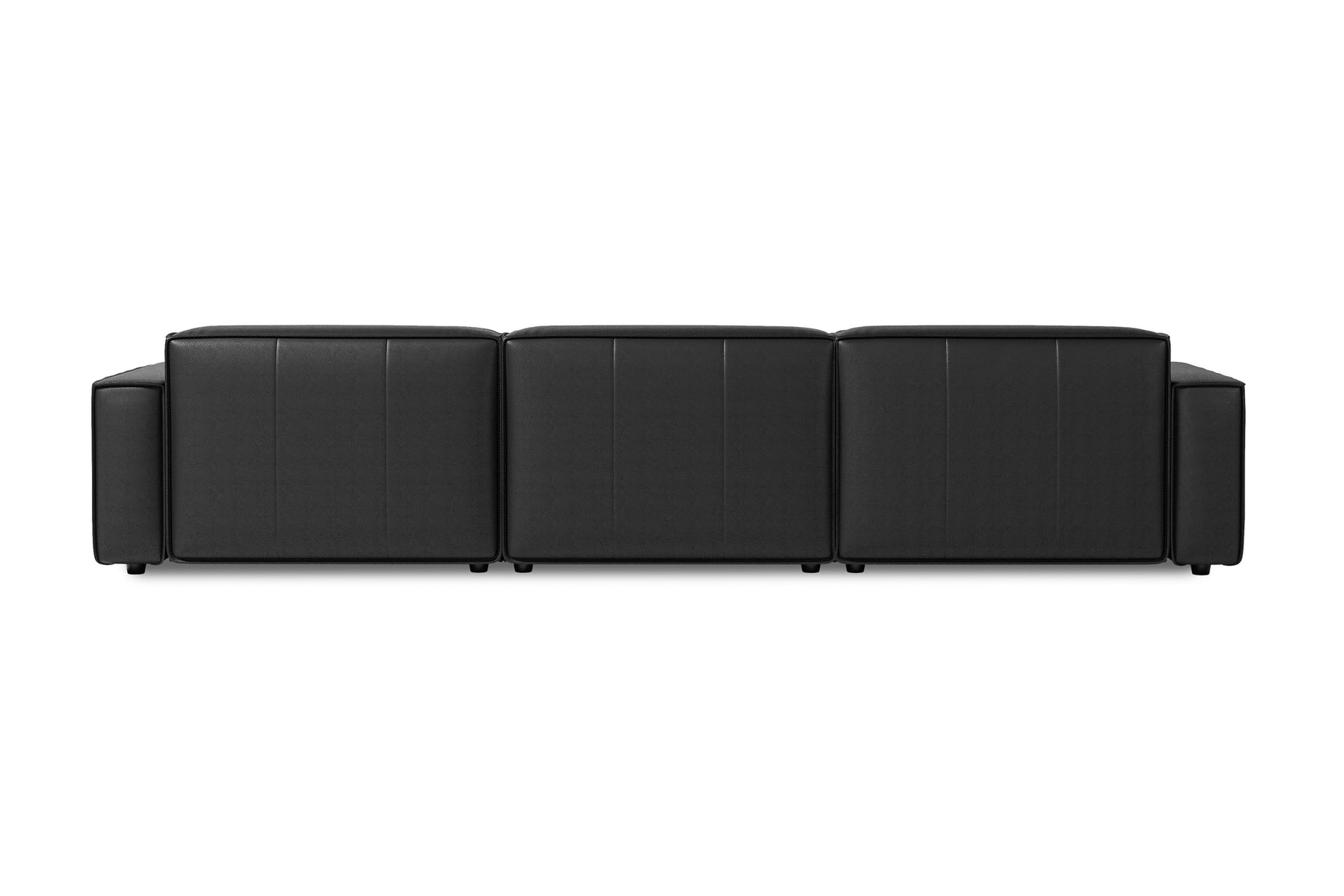 Nathan Leather Theater Lounge Modular Sofa