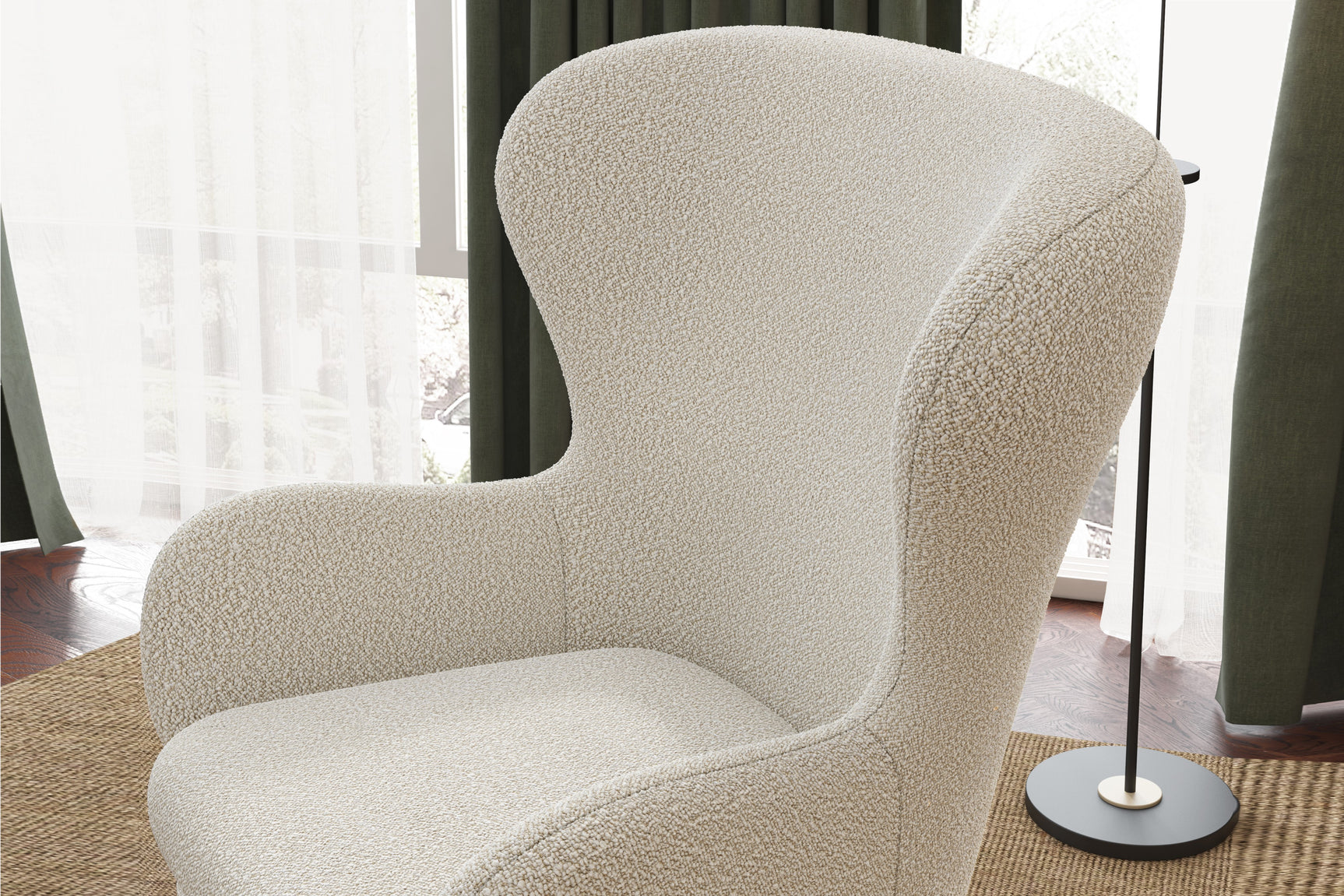 Winston Fabric Swivel Chair