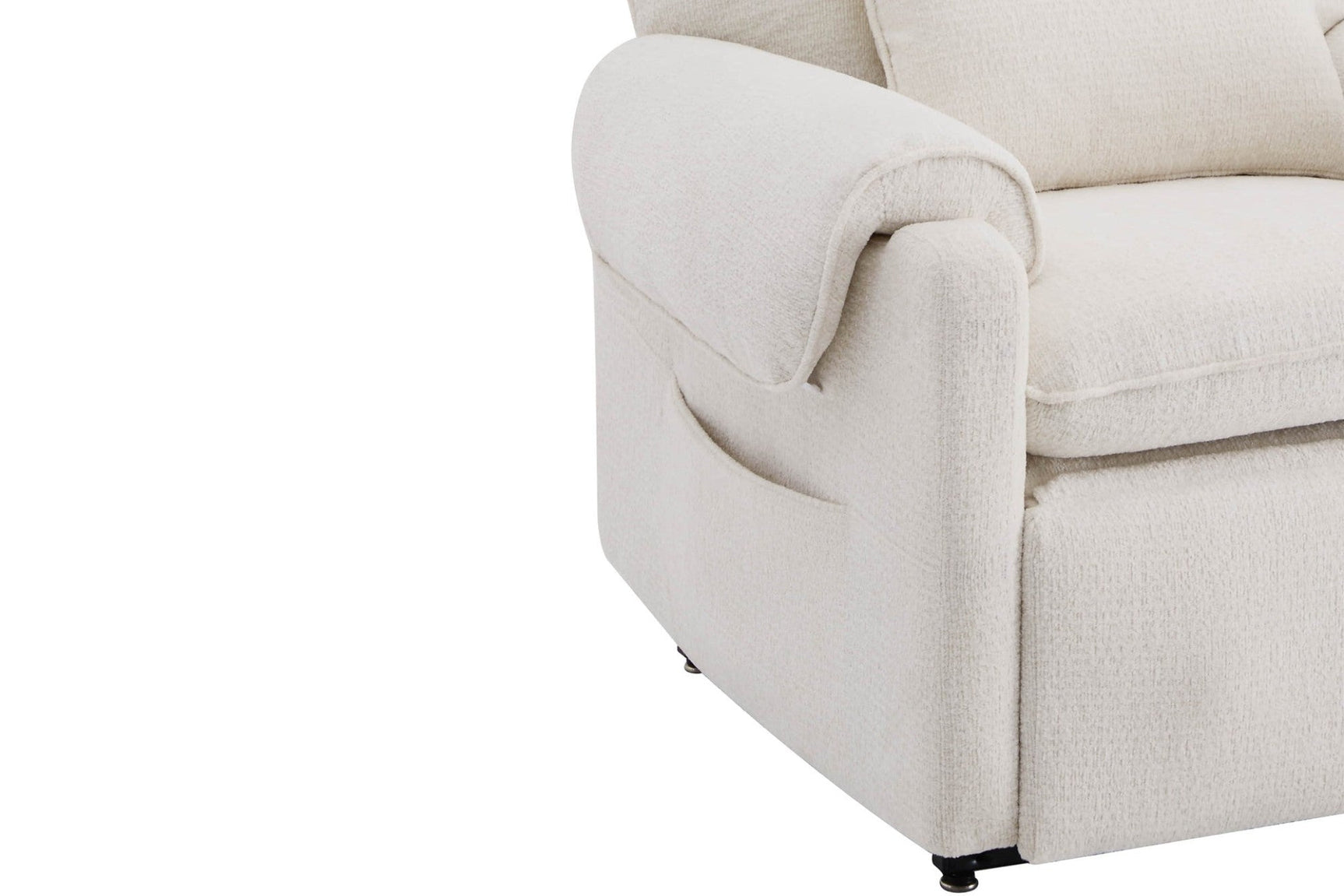 Xander Fabric Power Lift Recliner Chair with Heat & Massage