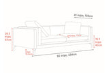 Zadar Leather Sofa