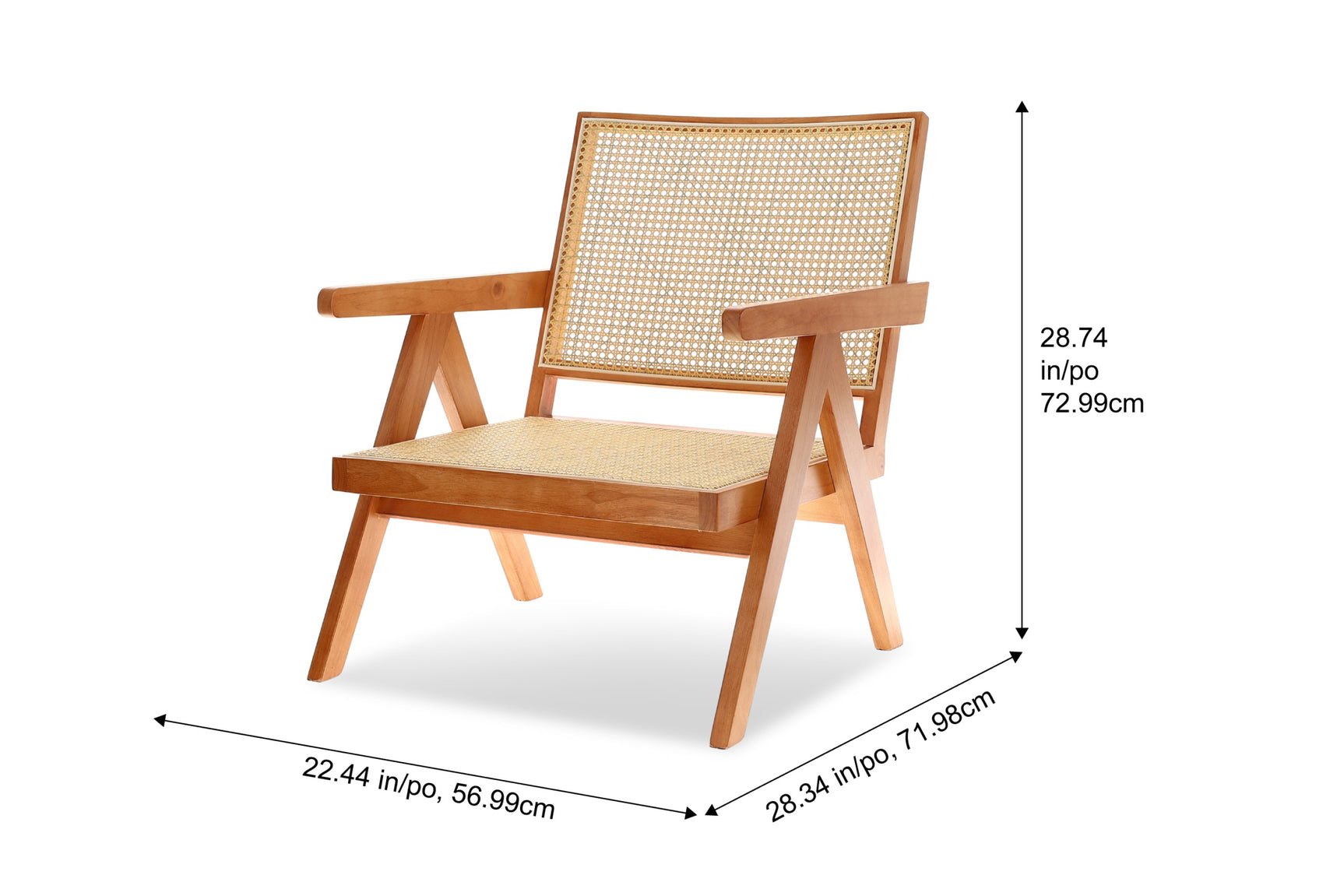 Zinnia Rattan Accent Chair