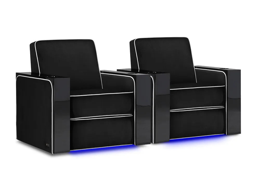 Valencia D-BOX Habtic+ Leather Home Theater Seating Naples Elegance