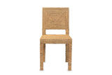 Aieta Parsons Seagrass-Wrapped Dining Chair, front view