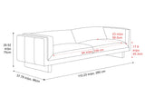 Alaina Leather Sofa