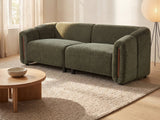 Amalfi Curved Sofa in a sunlit room