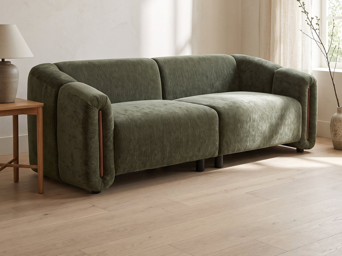 Amalfi Curved Sofa seen from another angle