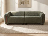 Amalfi Curved Sofa in a bright interior