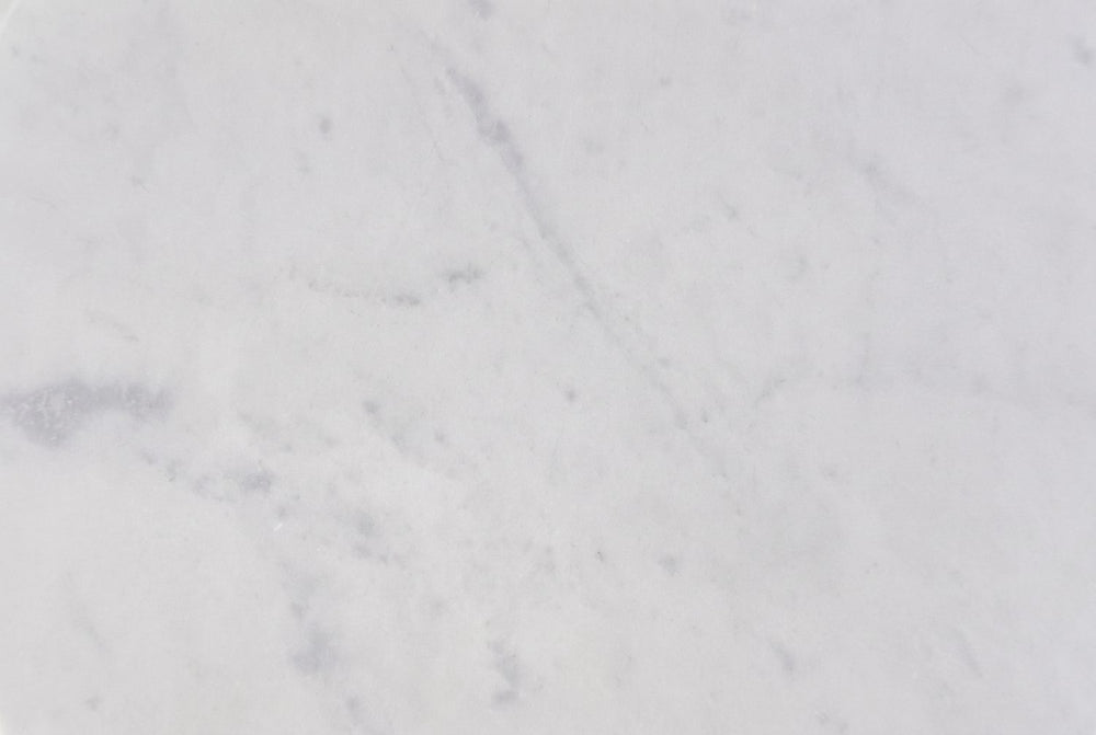 White marble with grey veining