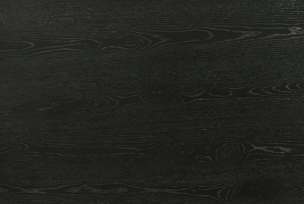 Oak grain under ebony