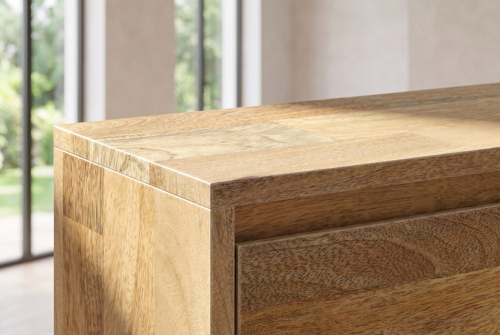 Solid mango, plank pattern