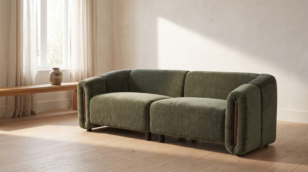 Sit low, stay long. - Amalfi Curved Sofa