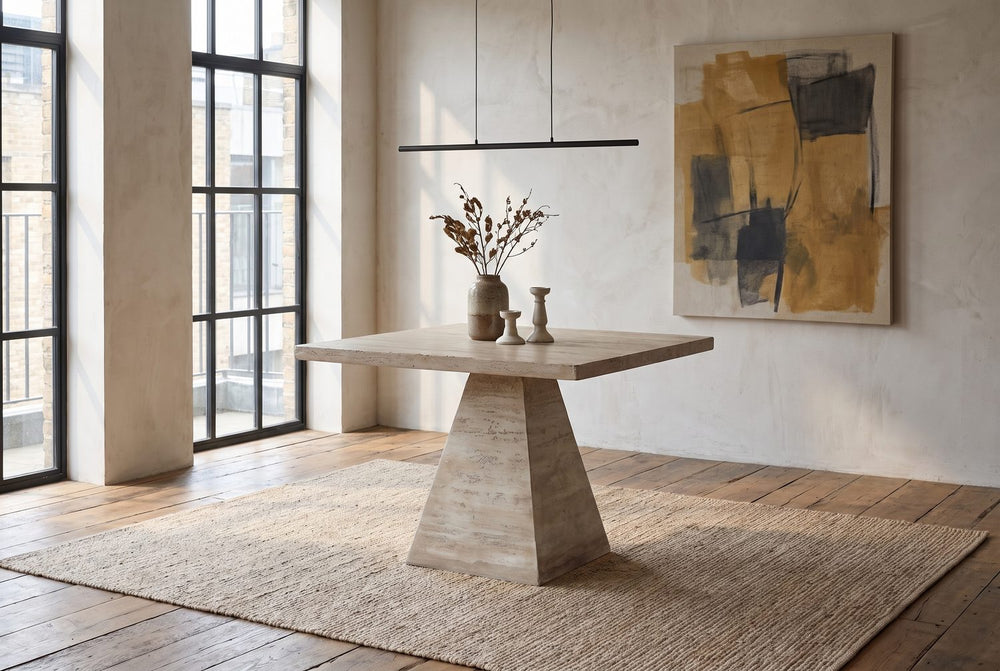 One pedestal, four open sides