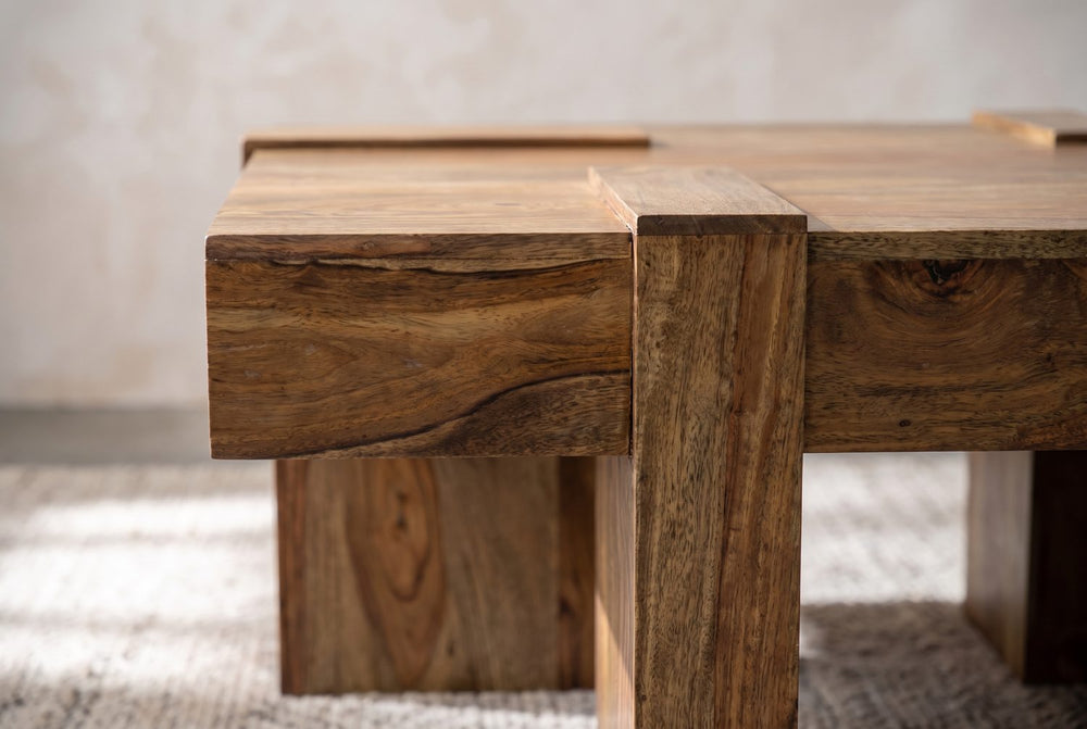 Where a leg meets the top