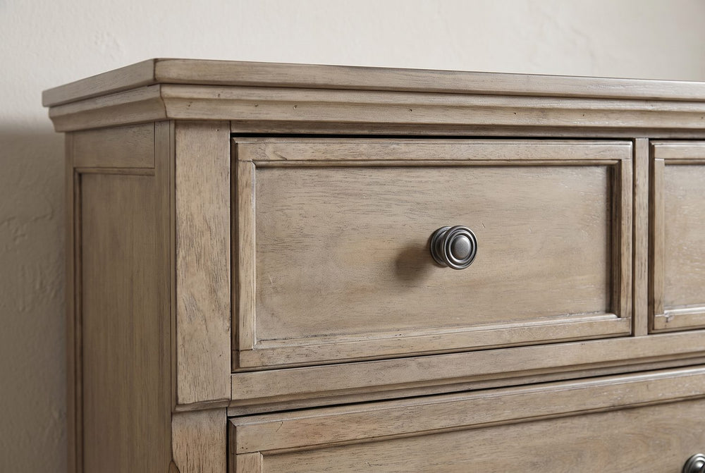 Pewter knob, framed front