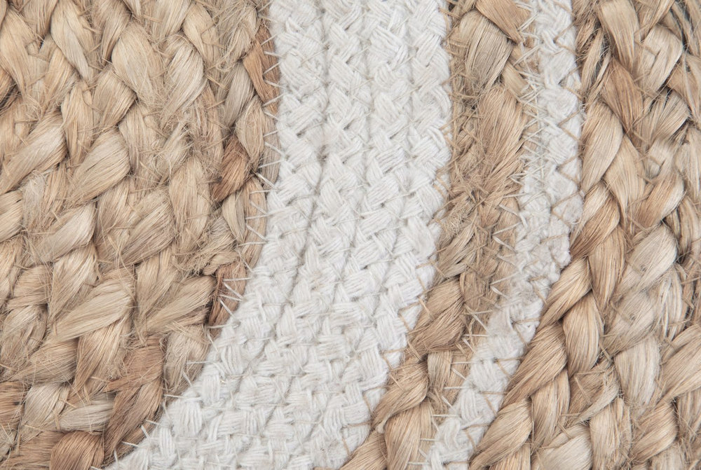 Chunky jute, soft cotton