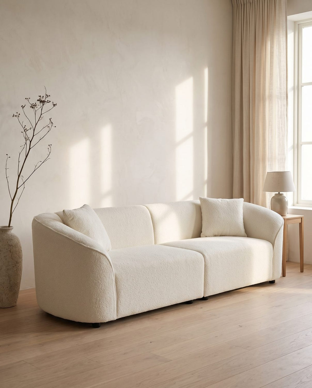 Two wide seats