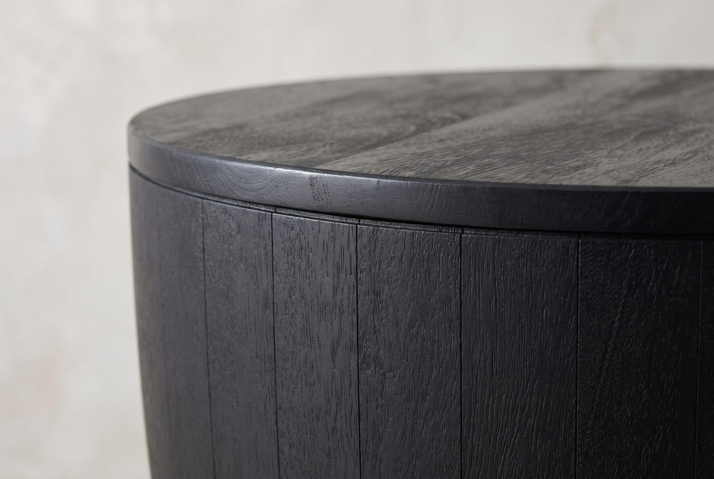 A flat top on a curved drum