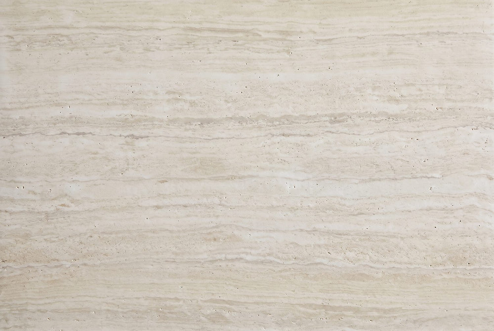 The look of vein-cut travertine