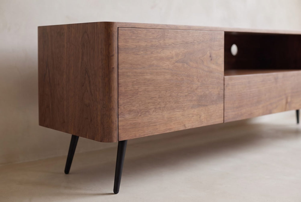 Full walnut veneer