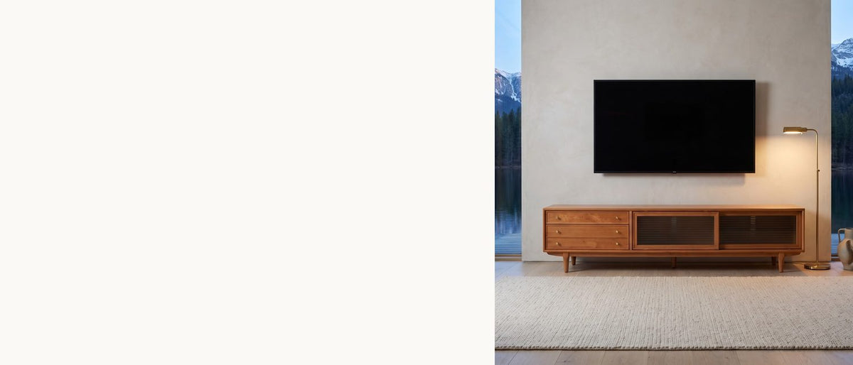 Solid cherry, and it will darken beautifully. - Cividale Solid Cherry Media Console