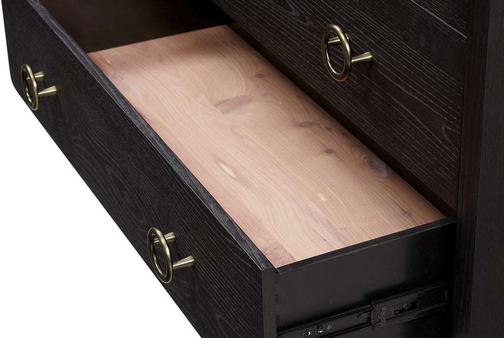 Cedar in the bottom drawer