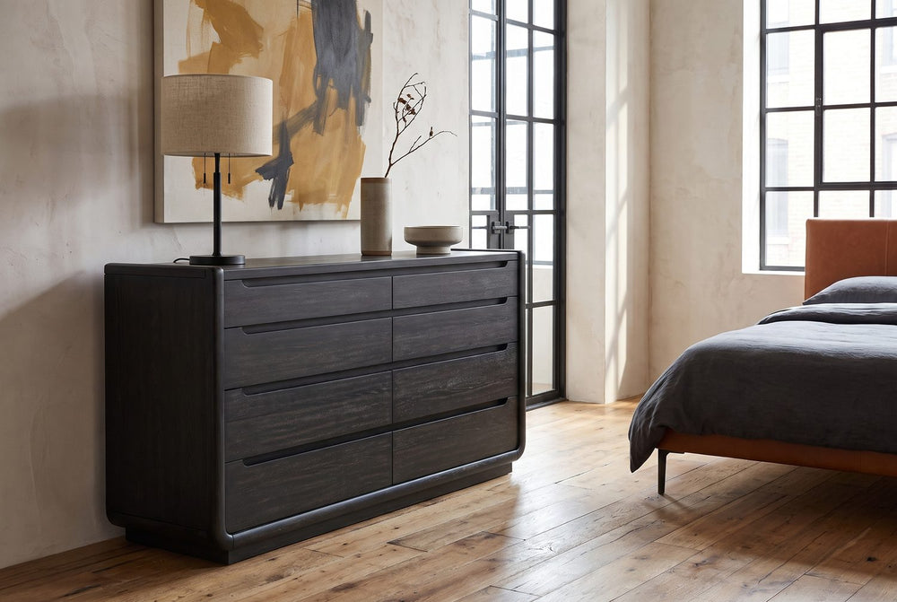 Eight drawers, one soft frame