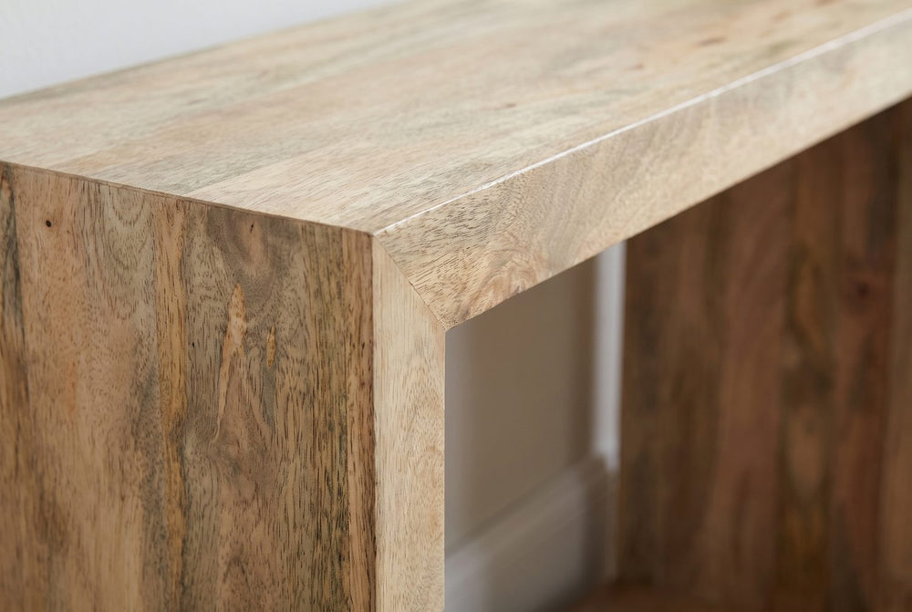 A mitred corner