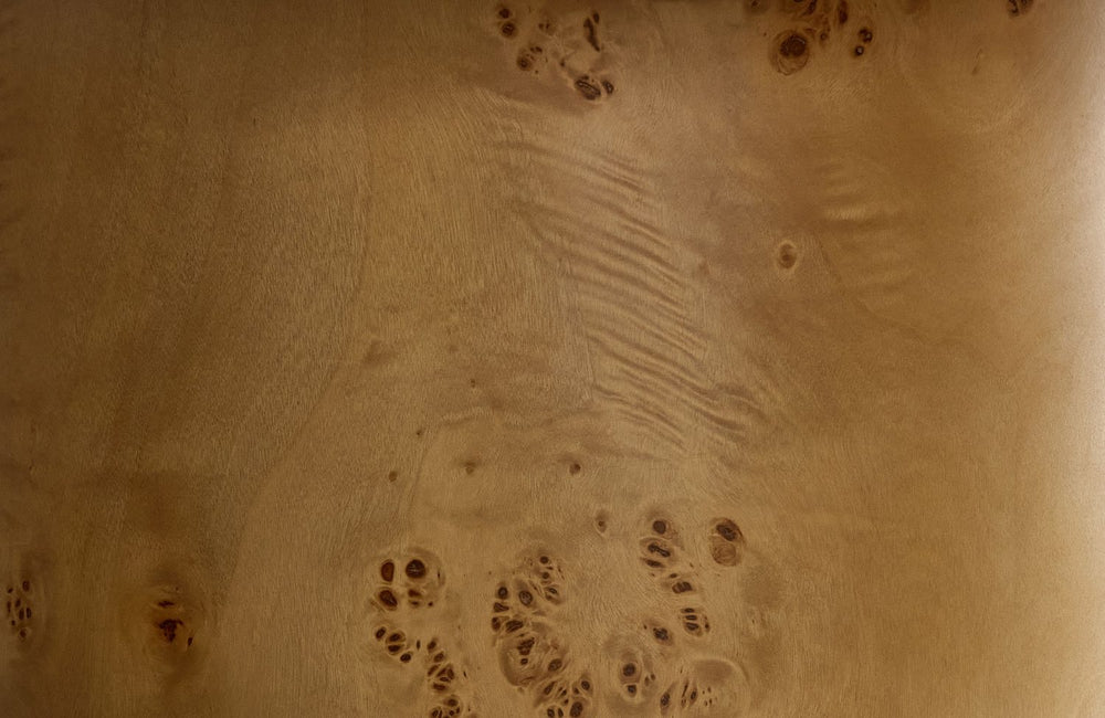 Burl on the drum