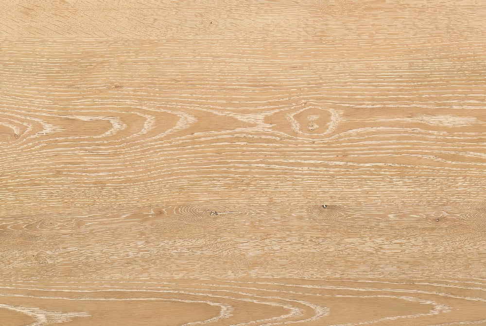 Oak with the grain filled white