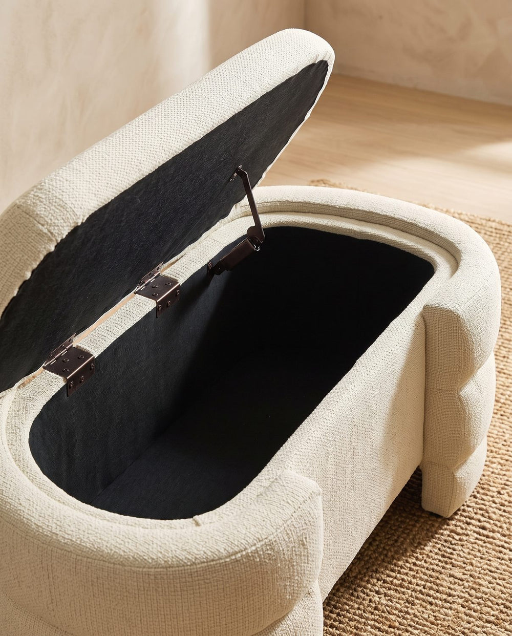 Hidden storage lid