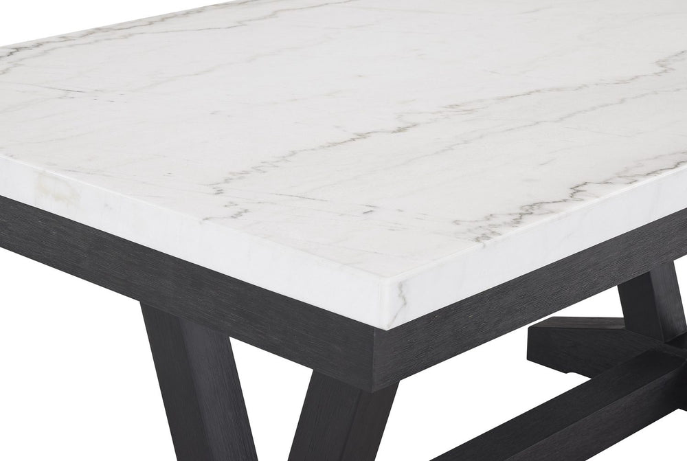 Genuine marble, squared edge
