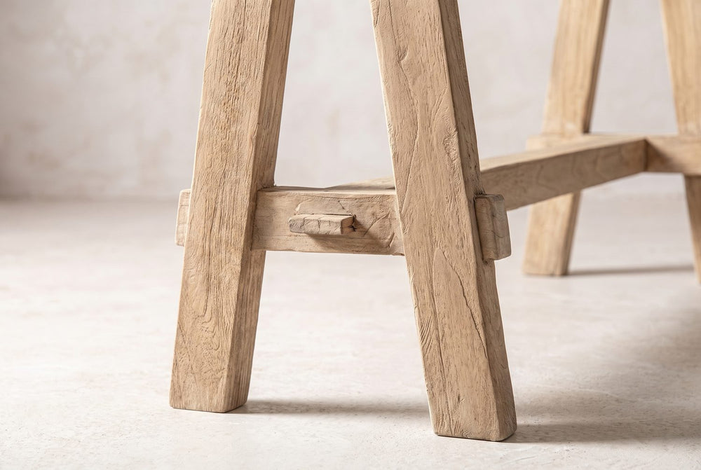 Through-tenons and a wedge