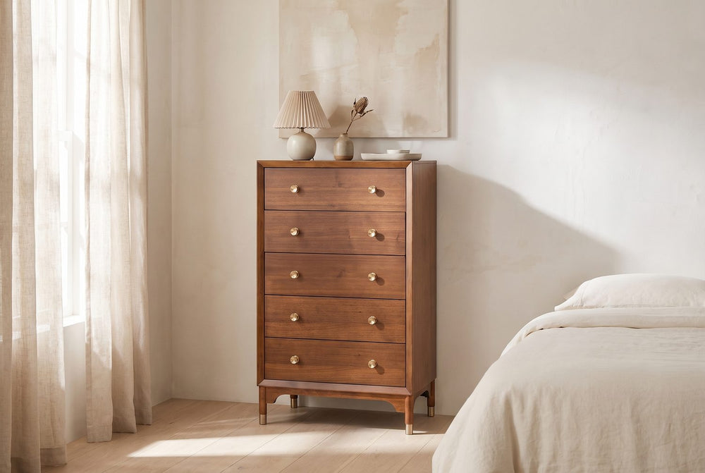 Five drawers, one frame