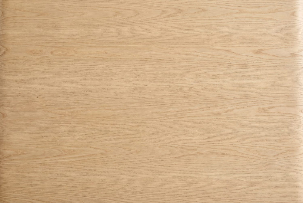 Pale, open-pore veneer