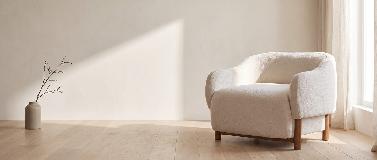 Low, deep and easy to sink into. - Lido Curved Shell Lounge Chair