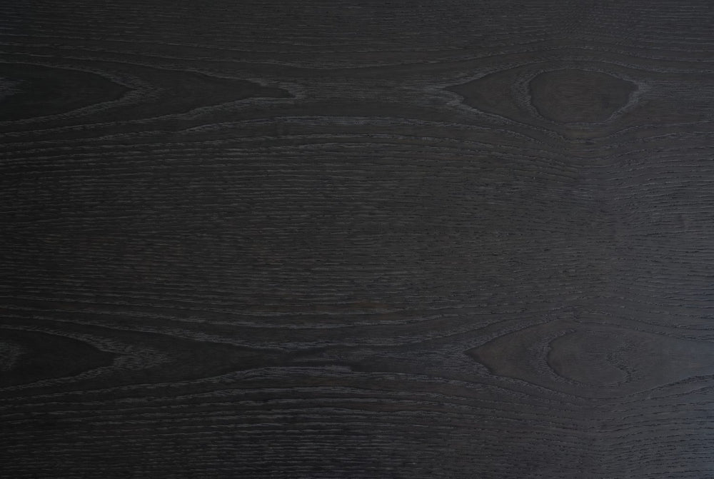 Brushed elm, dark finish