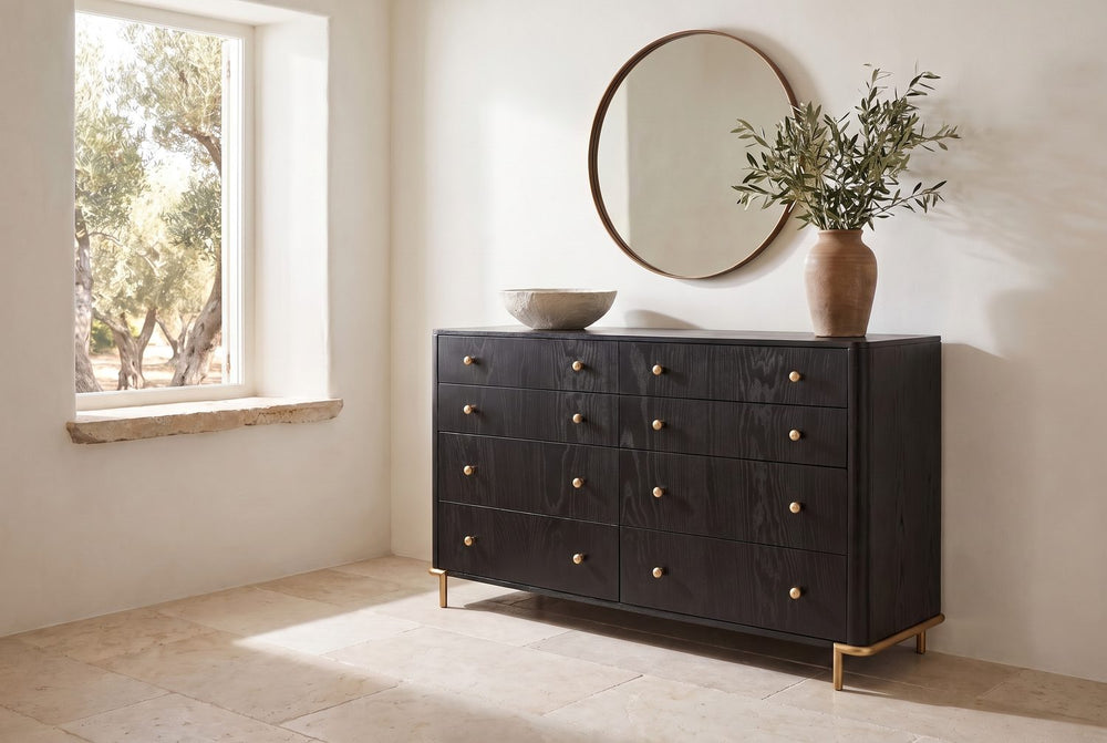 Eight drawers, one clean shape