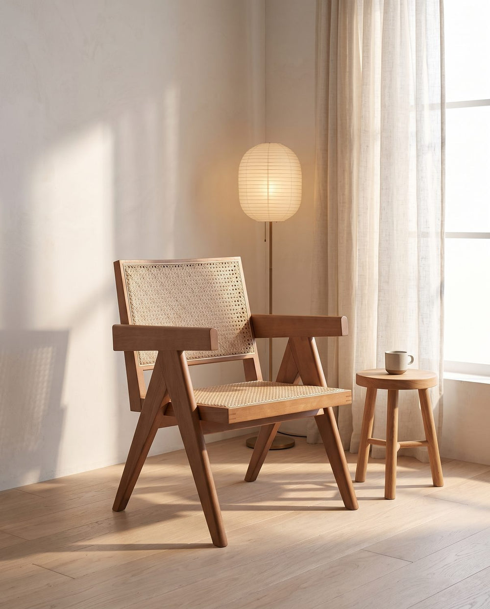 Open, airy frame
