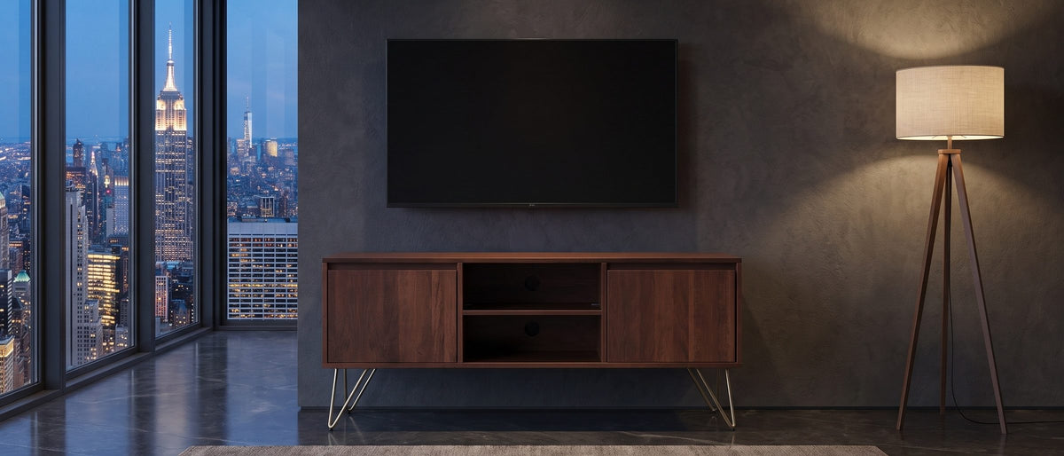 Movie night, upgraded. - Montefalco Solid Mango Media Console