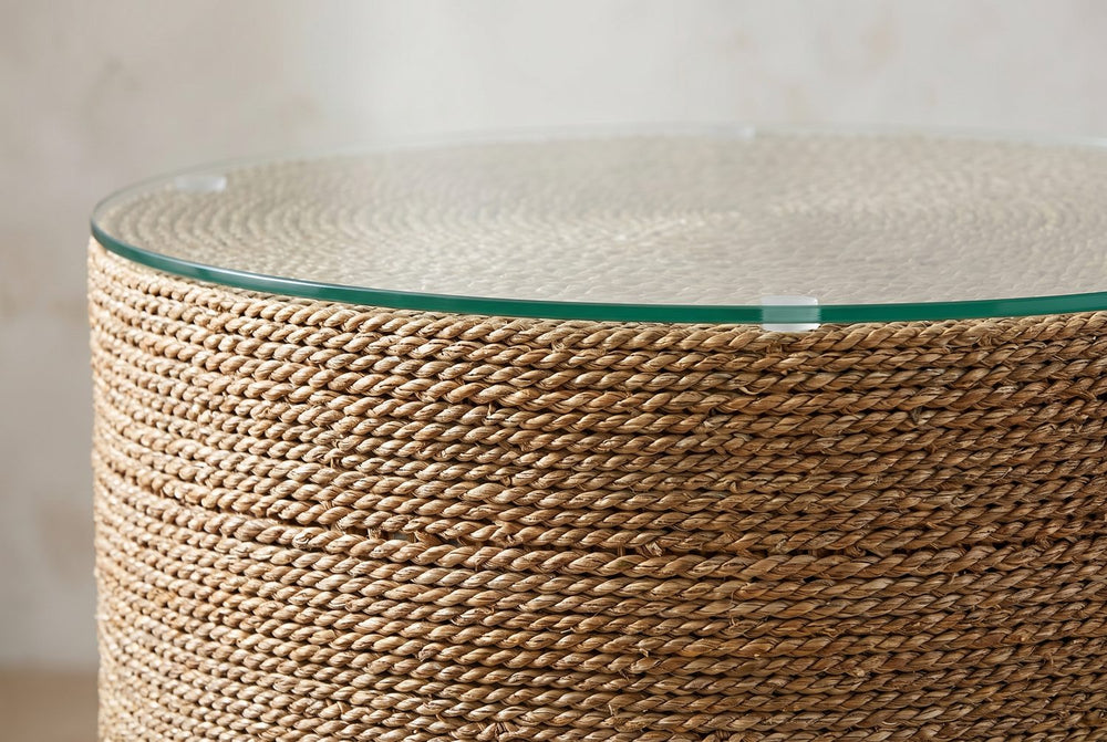 Glass over the weave
