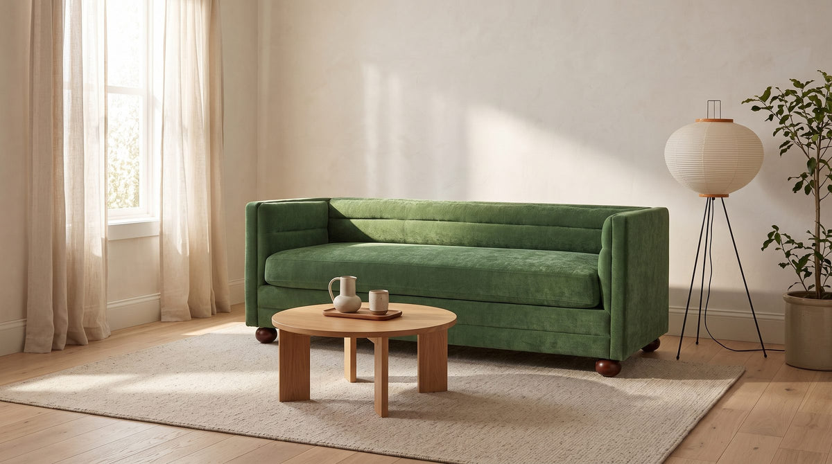 Novara Channel-Back Sofa in the room