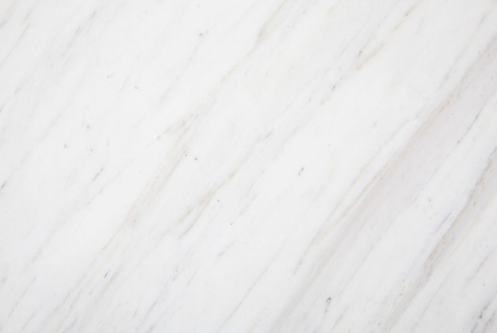 Genuine white marble