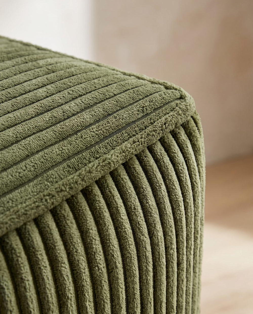 Wide-wale ribbed weave
