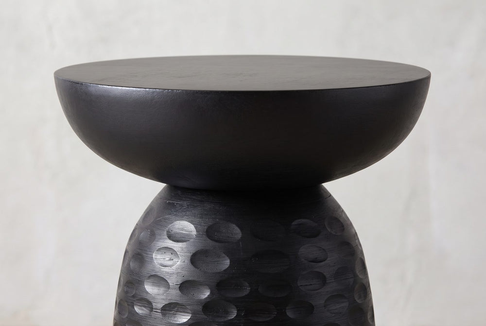 A bowl on a bell