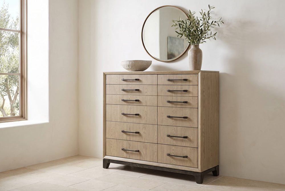 Twelve drawers, two columns