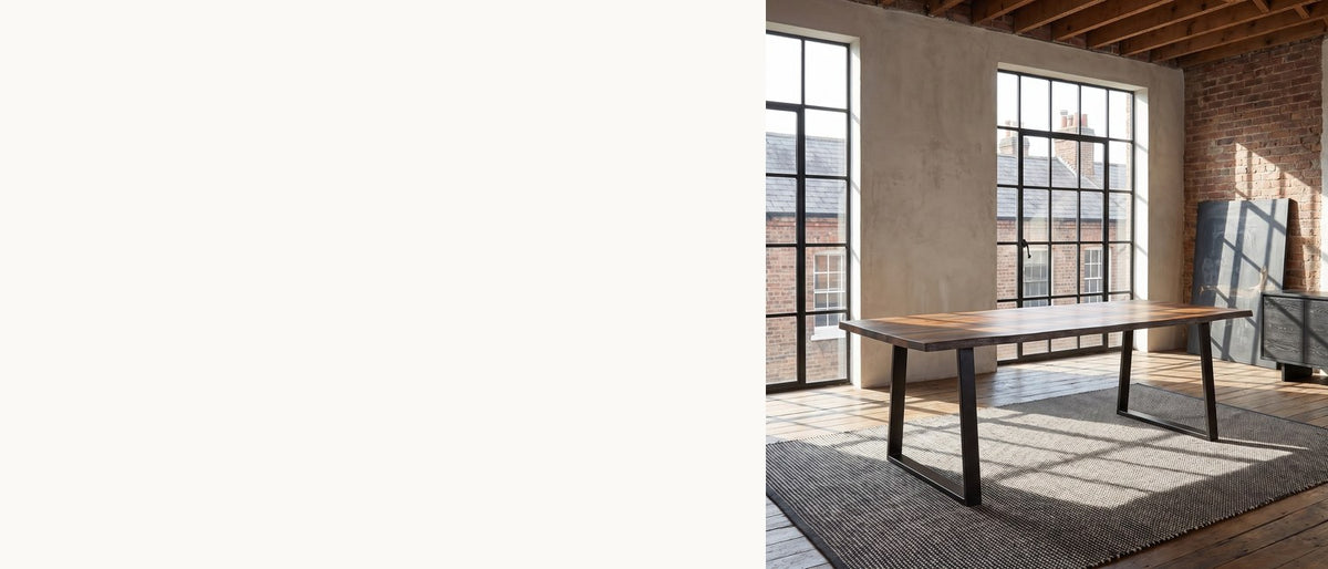 Real wood, left real. - Satriano 80-Inch Live-Edge Rectangular Solid Sheesham Dining Table