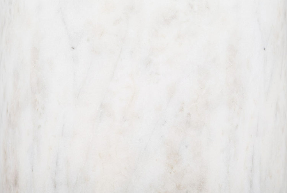 Genuine white marble