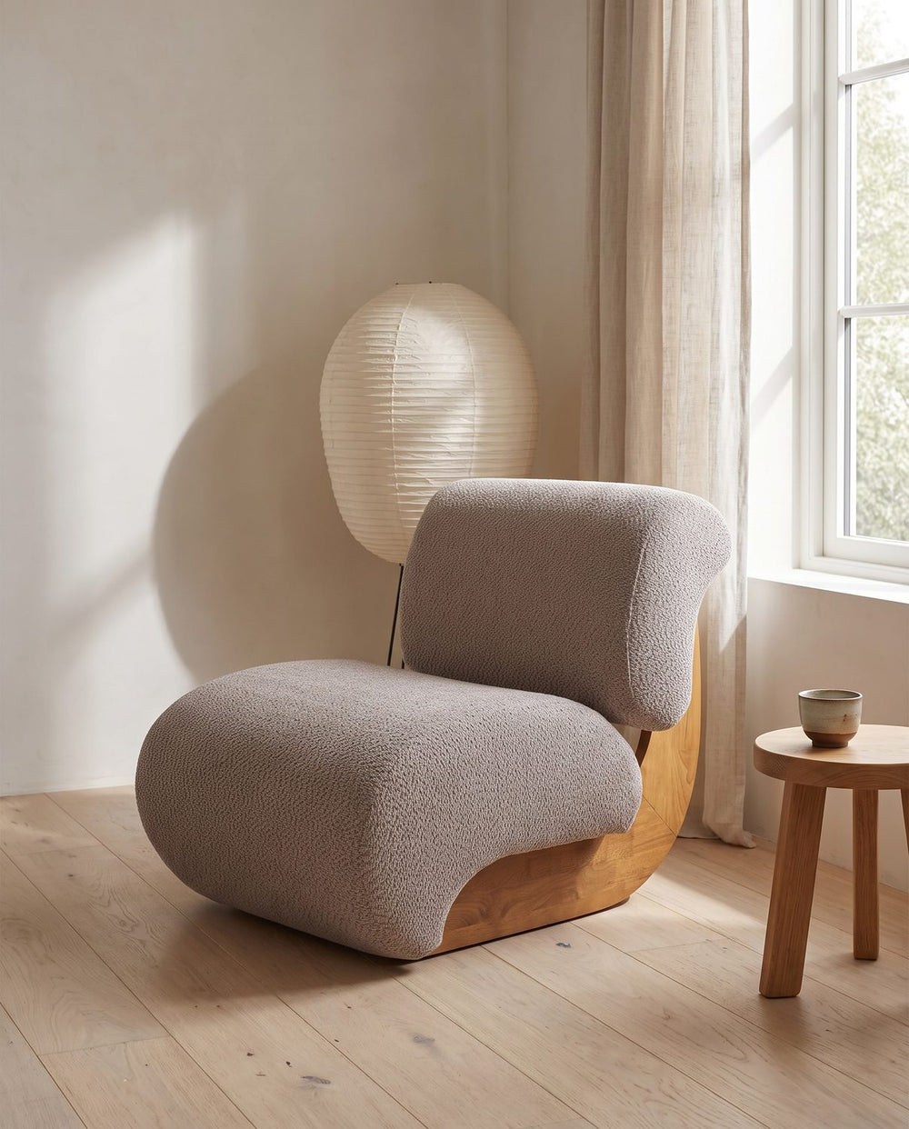 Rolled seat and back