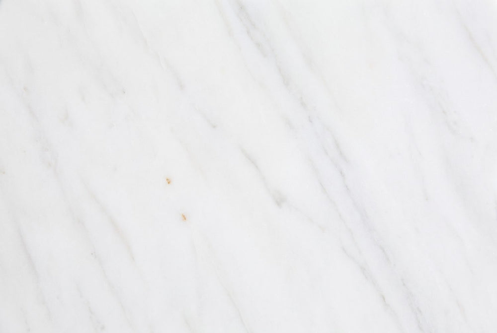 Bright white marble
